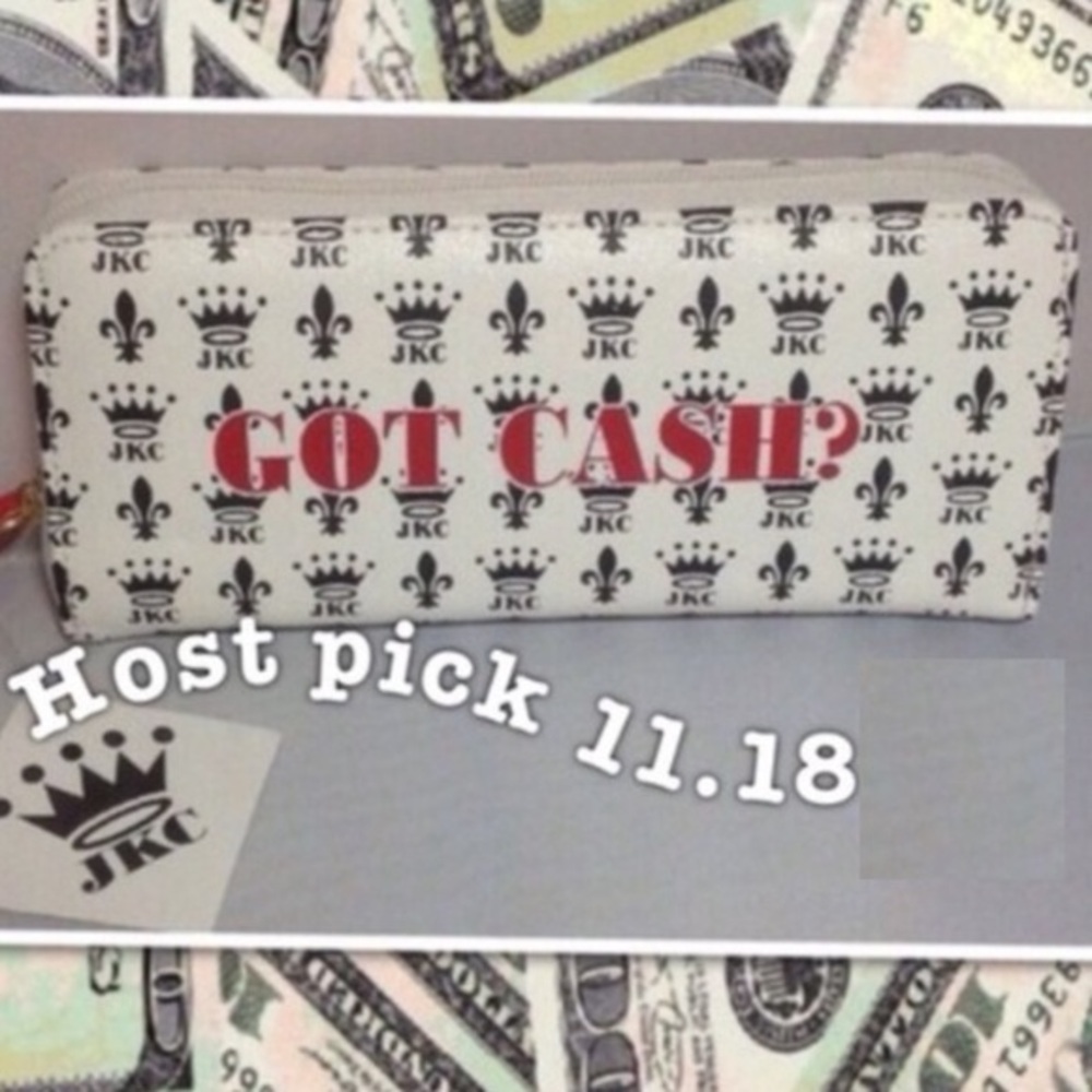 NWT Jessica Kagan Cushman Got Cash? Wallet